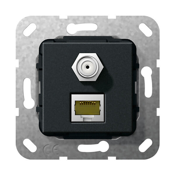Gira Modular Jack RJ45 Cat6A swma SAT F und RJ45 569710